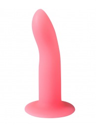 Розовый, светящийся в темноте стимулятор Light Keeper - 13,3 см. - Lola Games