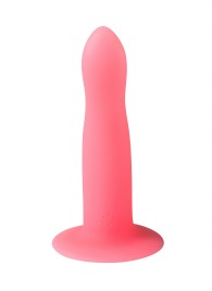 Розовый, светящийся в темноте стимулятор Light Keeper - 13,3 см. - Lola Games