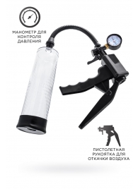 Прозрачная механическая помпа для пениса Viggo - Sexus - в Подольске купить с доставкой