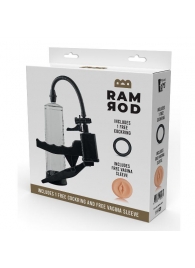 Прозрачная вакуумная помпа Pistol Penis Pump - Dream Toys - в Подольске купить с доставкой