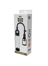 Прозрачная вакуумная помпа с манометром Deluxe Penis Pump - Dream Toys - в Подольске купить с доставкой