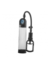 Прозрачная вакуумная помпа с манометром Deluxe Penis Pump - Dream Toys - в Подольске купить с доставкой