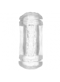 Прозрачный двусторонний мастурбатор Sophia - вагина и анус - Dream Toys - в Подольске купить с доставкой