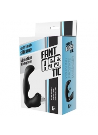 Черный вибромассажер простаты FantASStic Vibrating Prostate Massager - 11,3 см. - Dream Toys - в Подольске купить с доставкой