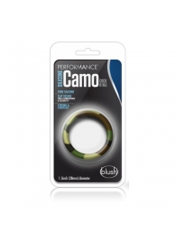 Эрекционное кольцо камуфляжной расцветки Silicone Camo Cock Ring - Blush Novelties - в Подольске купить с доставкой