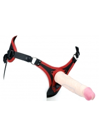 Пояс унисекс UNISEX Style с 2 насадками - LOVETOY (А-Полимер) - купить с доставкой в Подольске