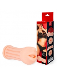 Двусторонний мастурбатор - ротик и вагина - Bior toys - в Подольске купить с доставкой