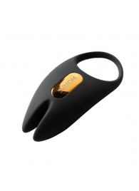 Черное эрекционное кольцо с вибрацией и пультом ДУ Winni 2 - Svakom - в Подольске купить с доставкой