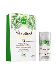 Возбуждающий гель с ароматом кокоса Vibration Coconut - 15 мл. - INTT - купить с доставкой в Подольске