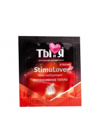 Разогревающий гель-лубрикант Stimulove Strong в одноразовой упаковке - 4 гр. - Биоритм - купить с доставкой в Подольске