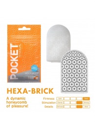 Карманный мастурбатор HEXA-BRICK - Tenga - в Подольске купить с доставкой