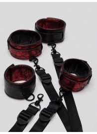 Изысканный набор фиксаций на кровати Reversible Under Mattress Restraint Set - Fifty Shades of Grey - купить с доставкой в Подольске