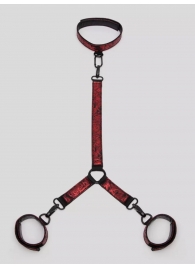 Ошейник с наручниками Reversible Faux Leather Collar and Wrist - Fifty Shades of Grey - купить с доставкой в Подольске