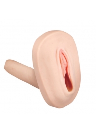 Мастурбатор-вагина с вибрацией и выносным пультом управления REALSTUFF SMOOTH   BALD - Dream Toys - в Подольске купить с доставкой