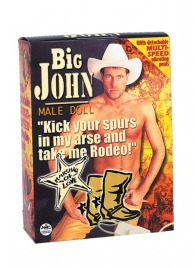 Надувная секс-кукла Big John с виброфаллосом - NMC - в Подольске купить с доставкой