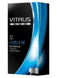 Классические презервативы VITALIS PREMIUM natural - 12 шт. - Vitalis - купить с доставкой в Подольске