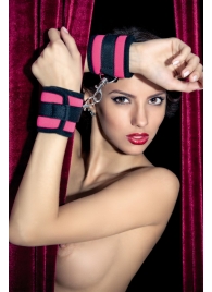 Наручники из неопрена розового цвета - ToyFa - купить с доставкой в Подольске