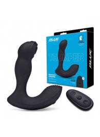 Черный массажер простаты с двойной вибрацией Thumper - BlueLine - в Подольске купить с доставкой