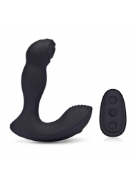 Черный массажер простаты с двойной вибрацией Thumper - BlueLine - в Подольске купить с доставкой