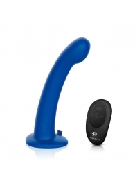 Синяя насадка Remote Control P-Spot G-Spot с черными трусиками - 20 см. - Pegasus - купить с доставкой в Подольске