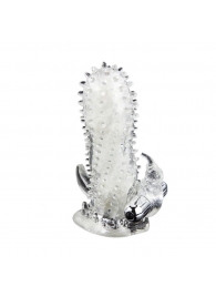 Насадка-удлинитель с пупырышками, усиками и вибрацией - Baile - в Подольске купить с доставкой