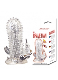 Насадка-удлинитель с пупырышками, усиками и вибрацией - Baile - в Подольске купить с доставкой