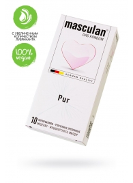 Супертонкие презервативы Masculan Pur - 10 шт. - Masculan - купить с доставкой в Подольске