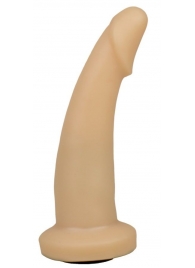 Телесная гладкая насадка Harness - 14,7 см. - LOVETOY (А-Полимер) - купить с доставкой в Подольске