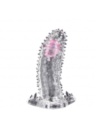 Насадка-удлинитель с пупырышками, усиками и вибропулькой - Baile - в Подольске купить с доставкой