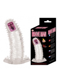 Насадка-удлинитель с пупырышками, усиками и вибропулькой - Baile - в Подольске купить с доставкой