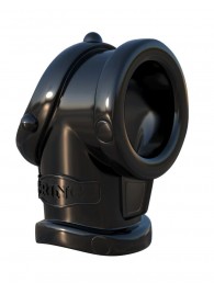 Черная насадка для пениса Cock Pipe with Ball-Stretcher - Pipedream - в Подольске купить с доставкой