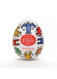 Мастурбатор-яйцо Keith Haring EGG DANCE - Tenga - в Подольске купить с доставкой