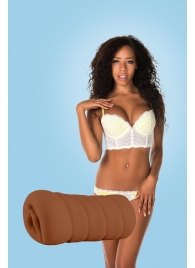 Коричневый мастурбатор-вагина BRIANNA - Dream Toys - в Подольске купить с доставкой