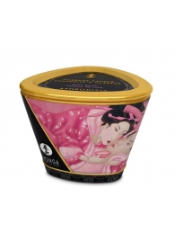 Массажная свеча Rose Petals с ароматом розы - 170 мл. - Shunga - купить с доставкой в Подольске