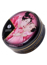 Массажная свеча Rose Petals с ароматом розы - 30 мл. - Shunga - купить с доставкой в Подольске