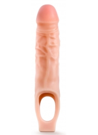 Телесная насадка на пенис 9 Inch Cock Sheath Extender - 22,2 см. - Blush Novelties - в Подольске купить с доставкой