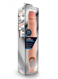 Телесная насадка на пенис 11.5 Inch Cock Sheath Penis Extender - 29,2 см. - Blush Novelties - в Подольске купить с доставкой