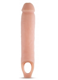 Телесная насадка на пенис 11.5 Inch Cock Sheath Penis Extender - 29,2 см. - Blush Novelties - в Подольске купить с доставкой