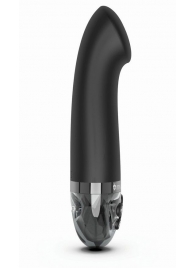 Черный вибратор с функцией электростимуляции Right on Ron - 17 см. - MyStim - купить с доставкой в Подольске