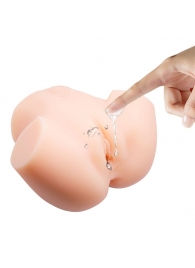 Телесный мастурбатор с 2 тоннелями Dual Vagina and Ass Veronica - Baile - в Подольске купить с доставкой