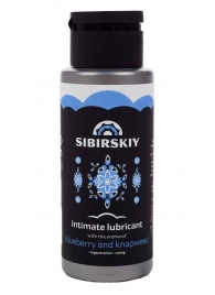 Пролонгирующий интимный лубрикант SIBIRSKIY с ароматом черники и василька - 100 мл. - Sibirskiy - купить с доставкой в Подольске