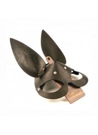 Черная гладкая маска  Зайка  с длинными ушками - Crazy Handmade - купить с доставкой в Подольске