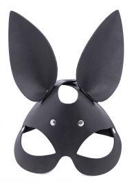 Черная гладкая маска  Зайка  с длинными ушками - Crazy Handmade - купить с доставкой в Подольске
