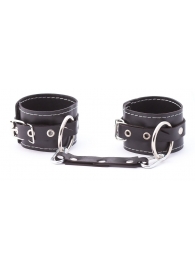 Кожаные двухслойные оковы с регулируемыми ремешками - Crazy Handmade - купить с доставкой в Подольске