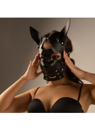 Черная маска  Собака  с ушками - Crazy Handmade - купить с доставкой в Подольске