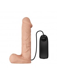 Женский поясной страпон с вибрацией - 26 см. - Baile - купить с доставкой в Подольске