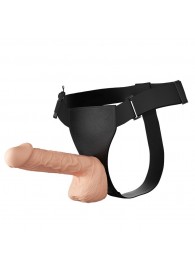 Женский поясной страпон с вибрацией - 26 см. - Baile - купить с доставкой в Подольске
