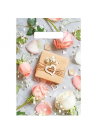 Полиэтиленовый пакет  Подарочек  с вырубной усиленной ручкой - 20 х 30 см. - Сима-Ленд - купить с доставкой в Подольске