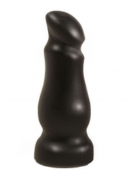 Чёрный массажёр простаты с приплюснутой головкой - 13 см. - LOVETOY (А-Полимер) - в Подольске купить с доставкой