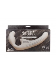 Бежевый безремневой страпон Temptation - Lola Games - купить с доставкой в Подольске